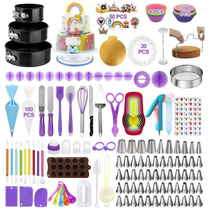 407 In 1 Cake Turntable Baking Tool Set