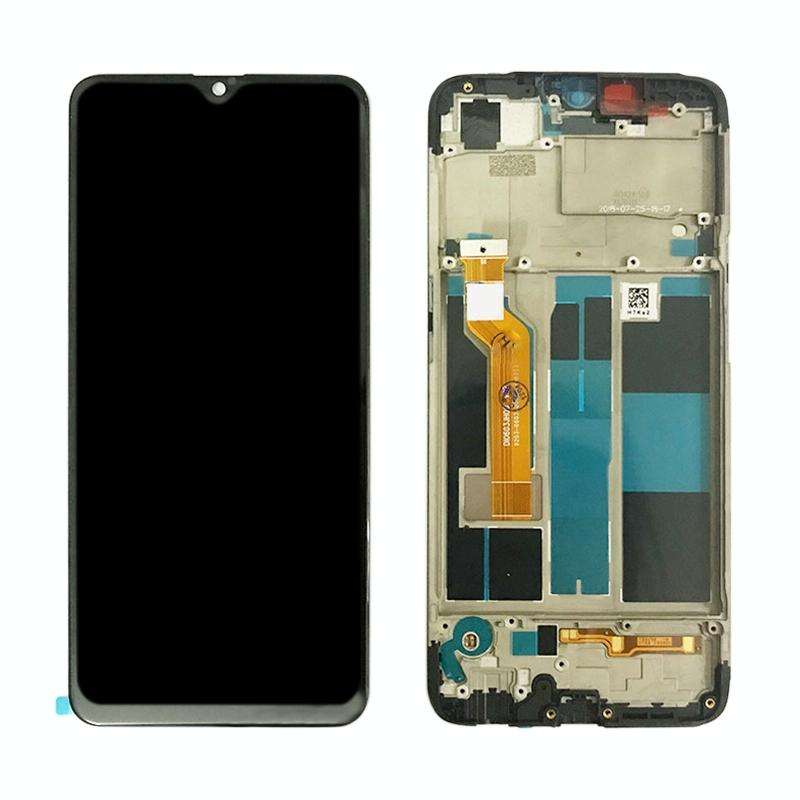 TFT LCD Screen for OPPO A7X / F9 / F9 Pro / Realme 2 Pro Digitizer Full Assembly with Frame (Black)