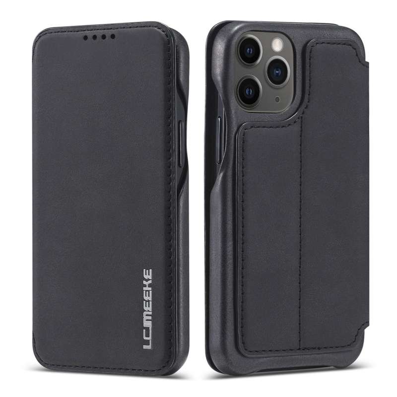 For iPhone 12 mini LC.IMEEKE Hon Ancient Series Horizontal Flip Leather Case with Holder & Card S...