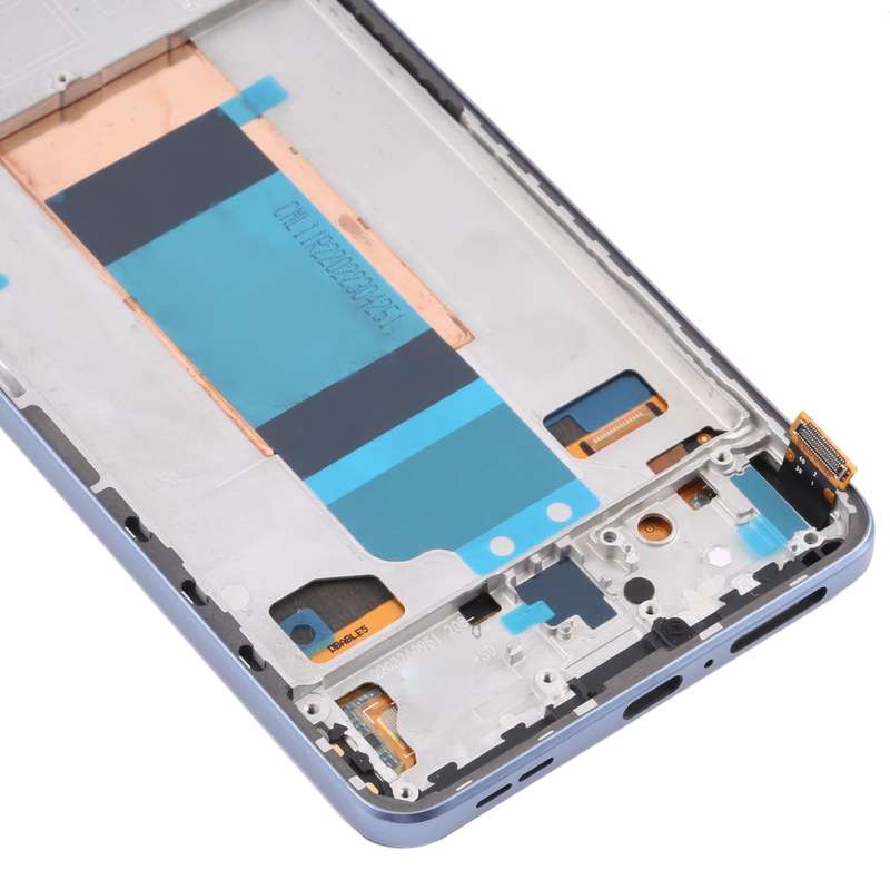 Original LCD Screen for Xiaomi Redmi K40S Digitizer Full Assembly with Frame(Blue)