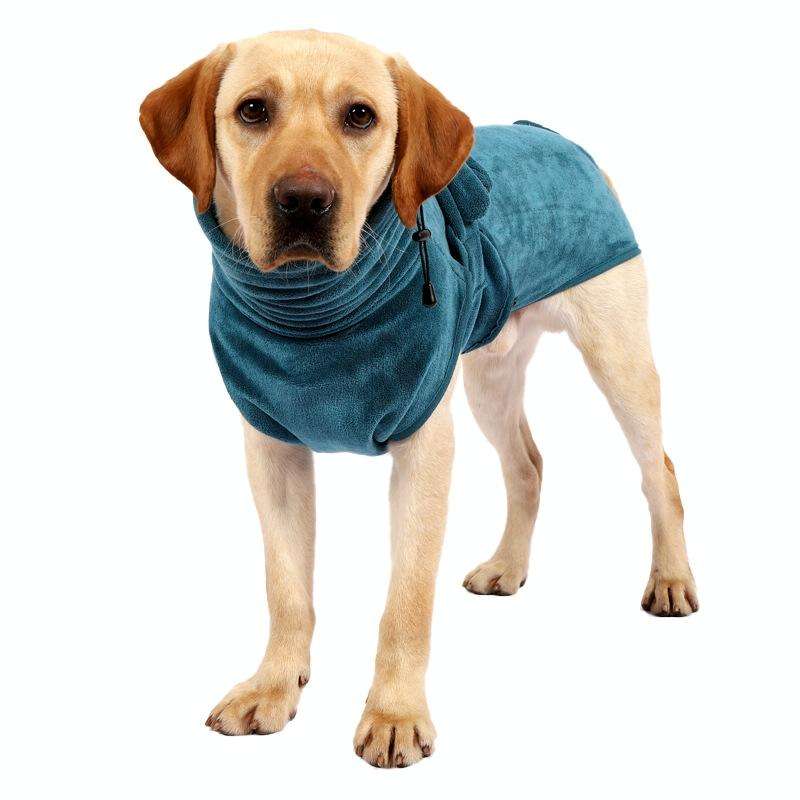 Pet Dog Bathrobe Bath Towel Strong Absorbent Bath Quick-drying Clothes, Size: XXXL