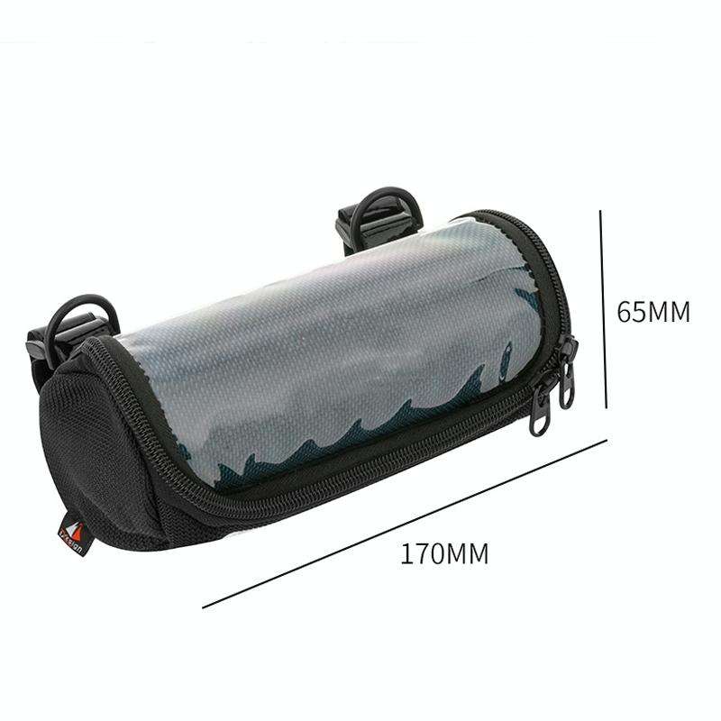 For JBL FLIP5/6/7 Speaker Bicycle Front Bag Outdoor Riding Audio Messenger Shoulder Bag(Black)