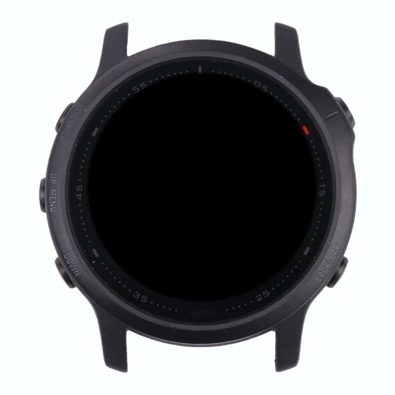 For Garmin Fenix 6S Pro LCD Screen Digitizer Full Assembly With Frame (Black)