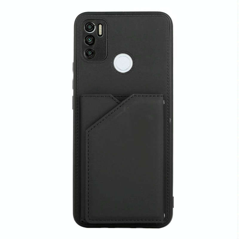 For Tecno Spark 5 Air / 6 Air Skin Feel PU + TPU + PC Phone Case(Black)