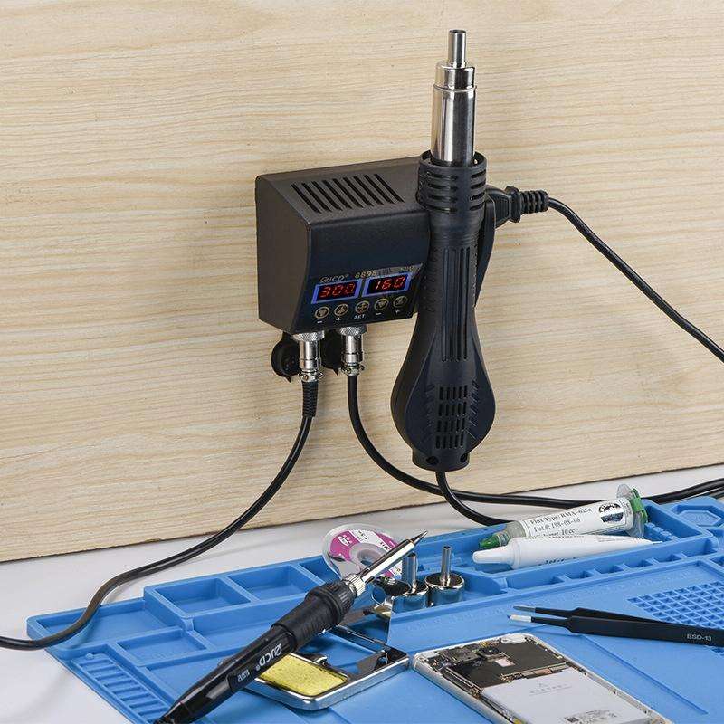 Hot Air Desoldering Station Dual Digital Display Two In One Temperature Control Electric Solderin...