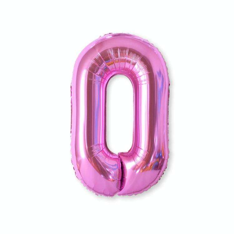 2 PCS 40 Inch Aluminium Foil Number Balloons Birthday Wedding Engagement Party Decor Kids Ball Su...