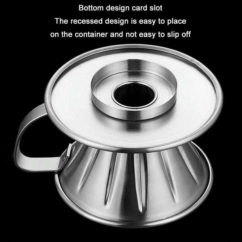 Double-layer Stainless Steel Pour-over Coffee Filter, Size: Small