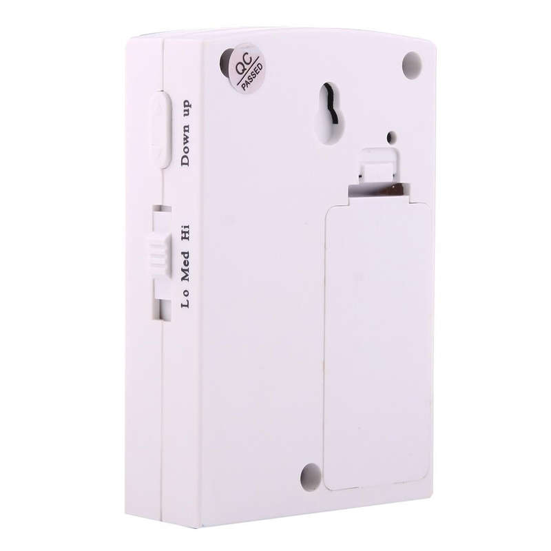 VOYE V001A2 Wireless Smart Music LED Home Doorbell with Dual Receiver, Remote Control Distance: 1...