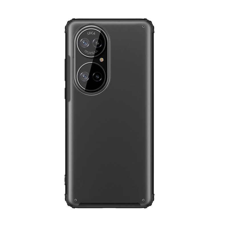 For Huawei P50 Pro Four-corner Shockproof TPU + PC Protective Case(Black)