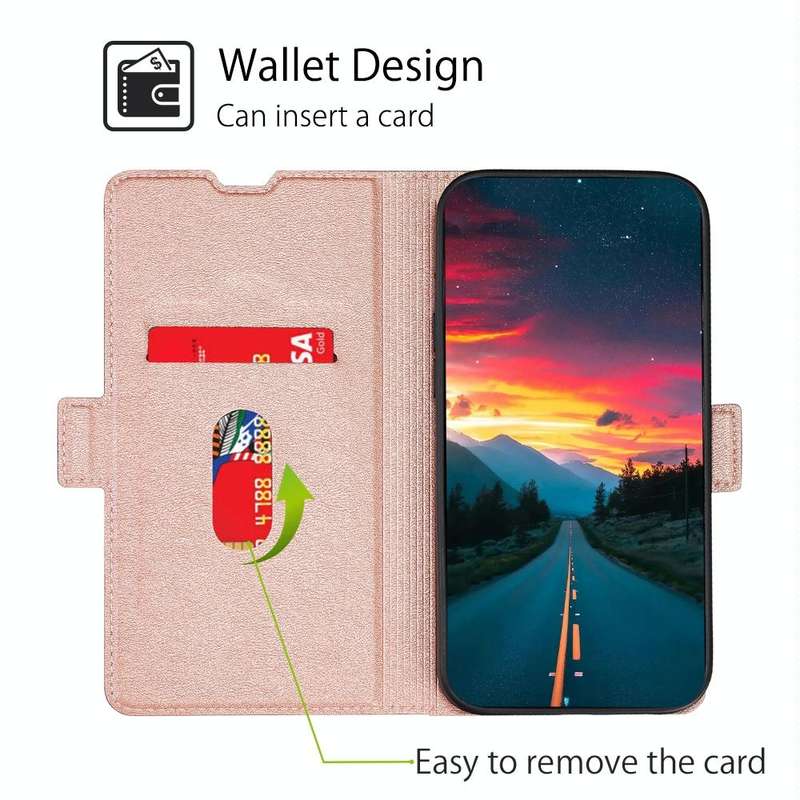 For OPPO Reno 5G Ultra-thin Voltage Side Buckle PU + TPU Leather Phone Case(Rose Gold)