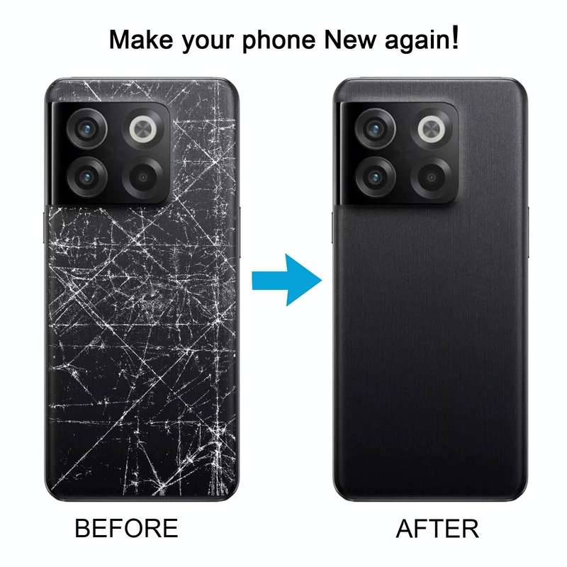 For OnePlus 10T Battery Back Cover with Camera Lens Cover(Green)