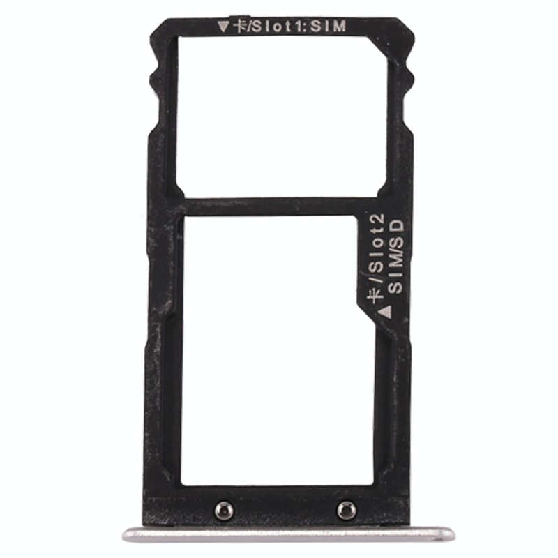 For Huawei Maimang 5 SIM Card Tray & SIM / Micro SD Card Tray(Silver)