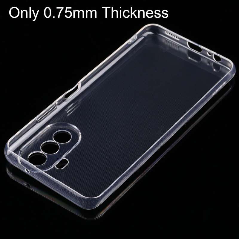 For Huawei nova Y70 0.75mm Ultra-thin Transparent TPU Phone Case