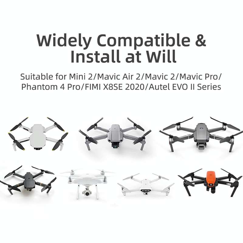 Sunnylife 2-Green + 2-Red Night Strobe LED Light Indicator Light for DJI Mavic 2 / Mini / Mavic A...