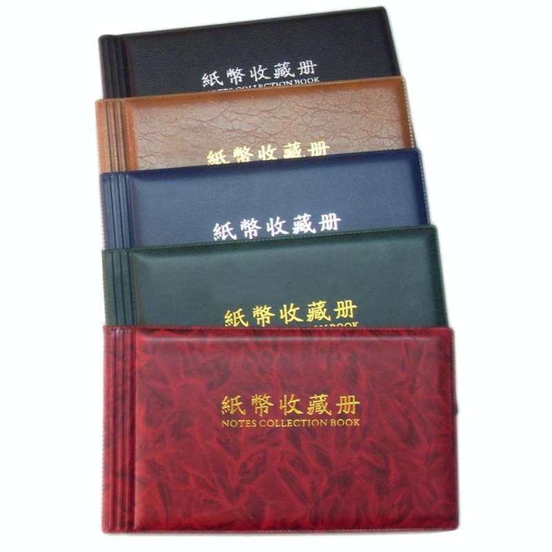 30-page Small Square Banknote Collection Book Albums(Blue)