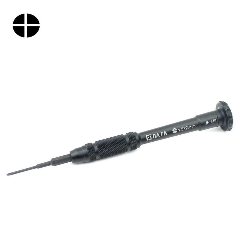 JIAFA JF-619-1.5 Cross 1.5 x 30mm Mobile Phone Repair Tool Screwdriver(Black)