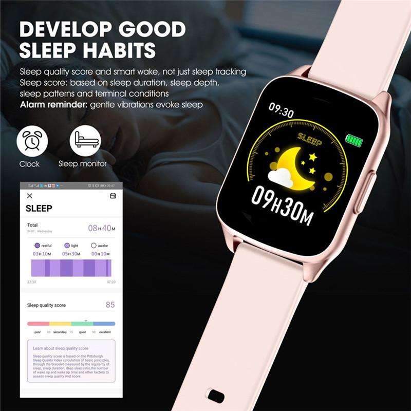 Lokmat KW17 1.3 inch TFT Screen IP68 Waterproof Smart Watch, Support Sleep Monitor / Heart Rate M...