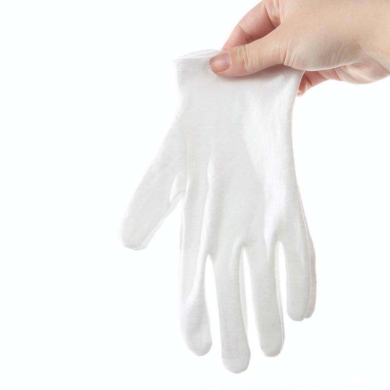 12 Pairs Pure Cotton Working Gloves, Thin Section