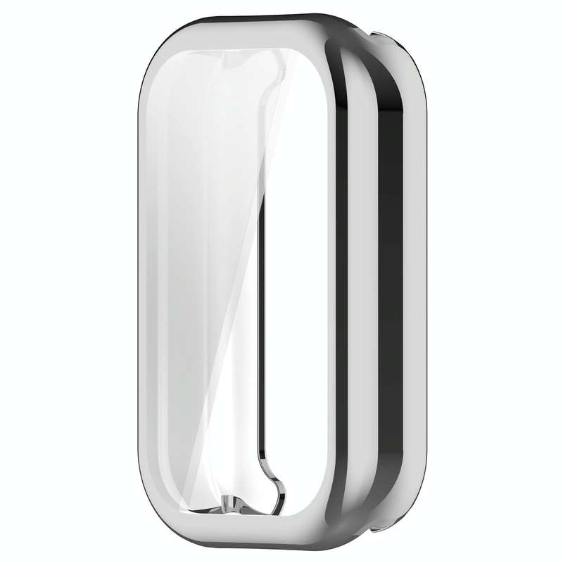 For Redmi Band 2 Full Package TPU Electroplated Watch Protective Case(Silver)