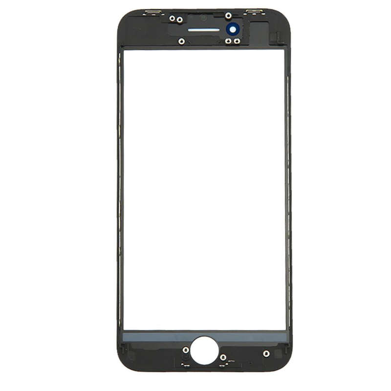 Front Screen Outer Glass Lens with Front LCD Screen Bezel Frame & OCA Optically Clear Adhesive fo...