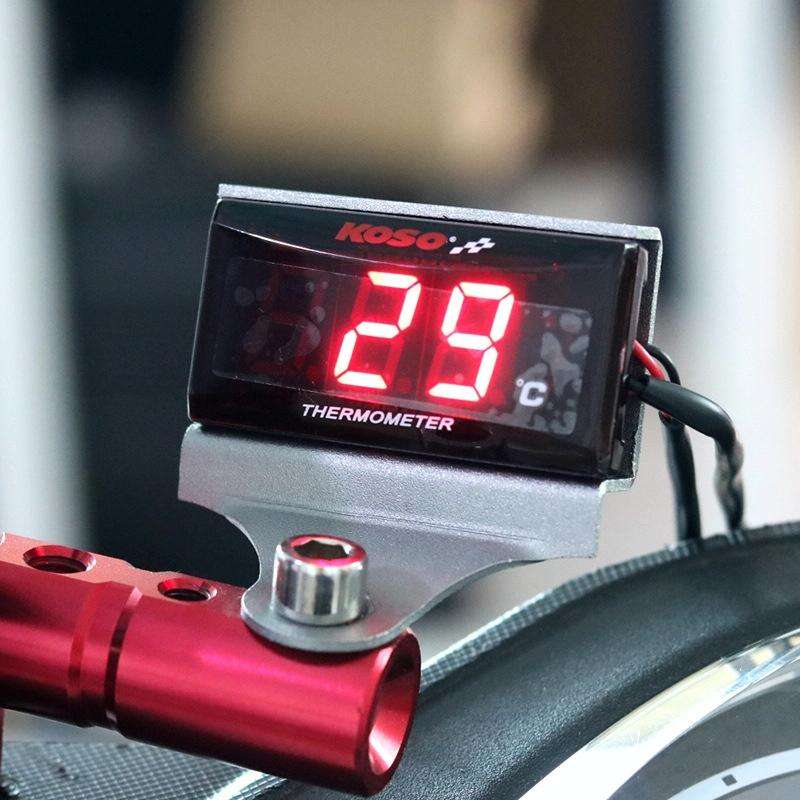 KOSO Motorcycle Water Tank Thermometer(Blue Light)