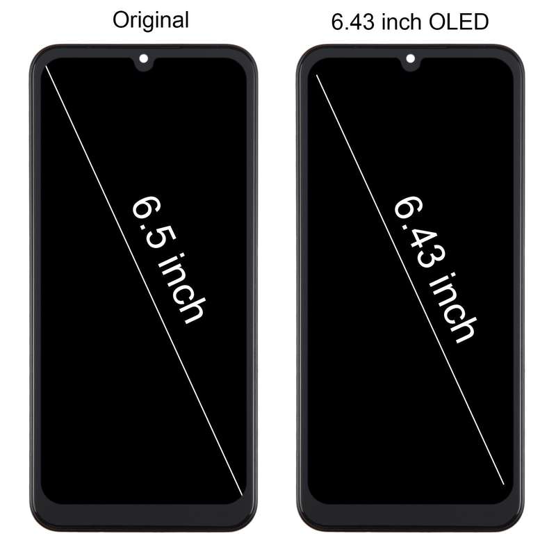 For Samsung Galaxy A24 SM-A245F 6.43inch OLED LCD Screen Digitizer Full Assembly with Frame
