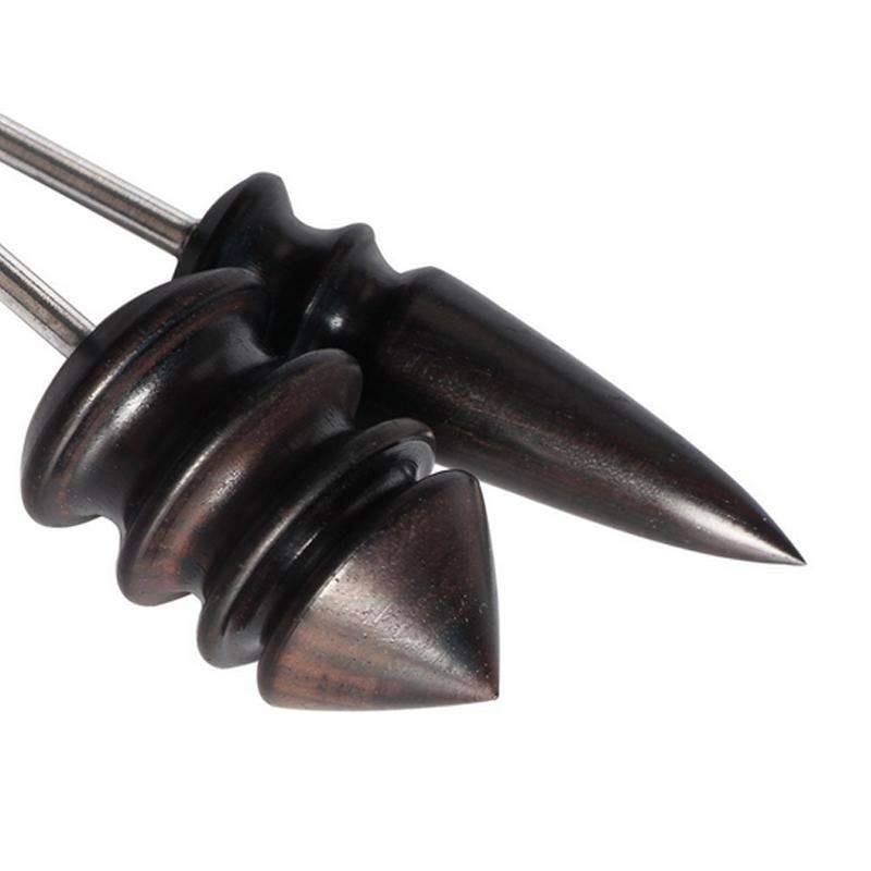 Leather Tool Edge Electric Polishing Slicker Flat Pointed Head Sandalwood Leathers Craft DIY Tool...
