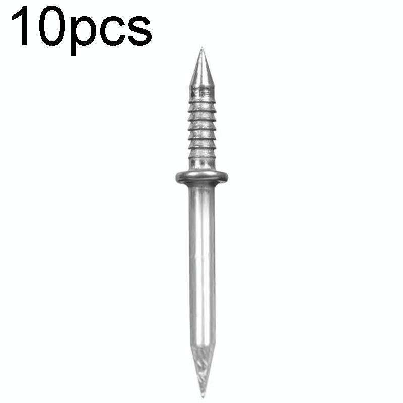 10pcs Skirting Non-Punch Markless Nails Single Headed Bi-Directional Crook Nails Bagged