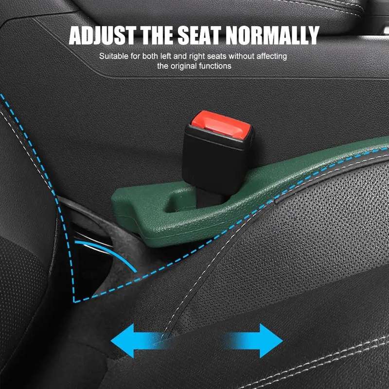 1 Pair Car Seat Gap Bar Car Interior Armrest Box Gap Leak-proof Filler (Red)