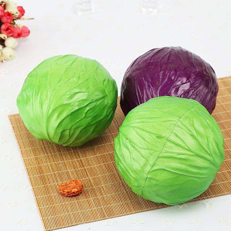 PU Simulation Vegetable Cabbage Model Photography Props Window Display Furnishings Hotel Home Dec...