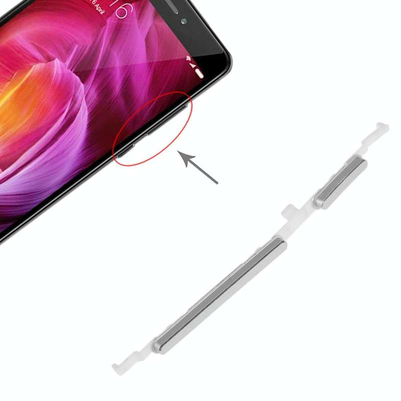Power Button and Volume Control Button for Xiaomi Redmi Note 4(Silver)