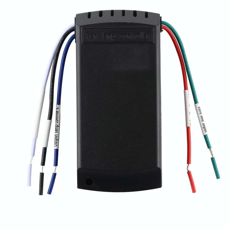 Universal Ceiling Fan Lamp Remote Control Kit 85-265V Timing Wireless Control Switch Adjusted Win...