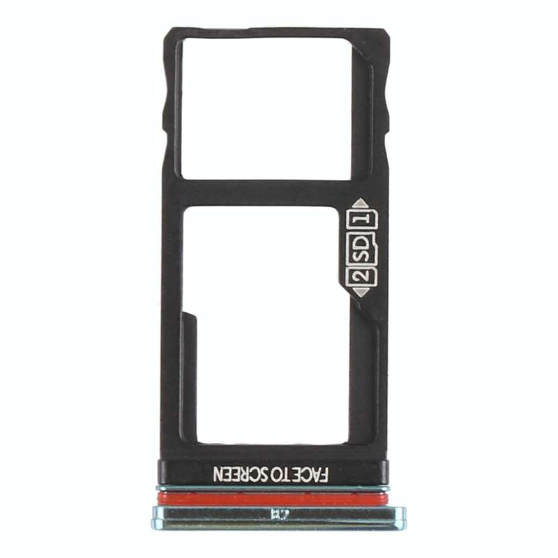 SIM Card Tray + Micro SD Card Tray for Motorola Moto One Action XT2013-1 XT2013-2 XT2013-4 (Green)
