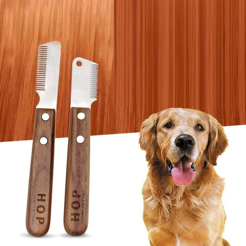 HOP Terrier Dog Plucking Knife Pet Grooming & Shaving Tool( CS21 Left Hand)
