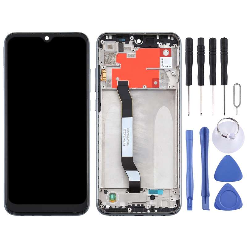 TFT LCD Screen for Xiaomi Redmi Note 8T Digitizer Full Assembly with Frame(Black)
