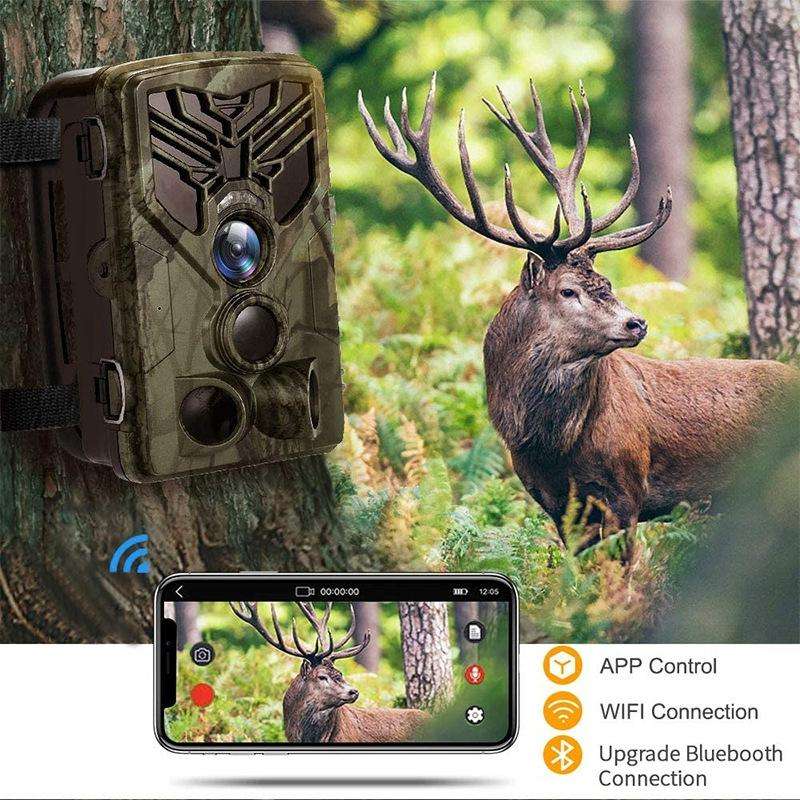 Suntek WiFi830 APP+WiFi 24MP Infrared Tracking Camera Wireless Bluetooth Control