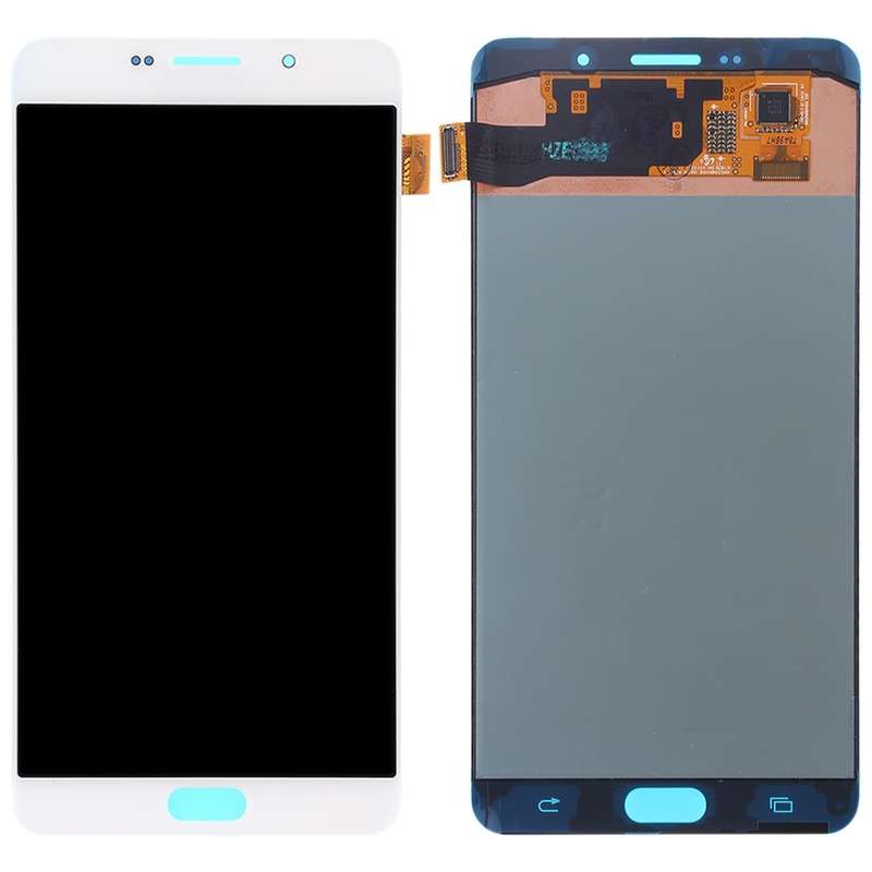 Original Super AMOLED LCD Screen for Galaxy A9 Pro (2016) / A910F Digitizer Full Assembly (White)