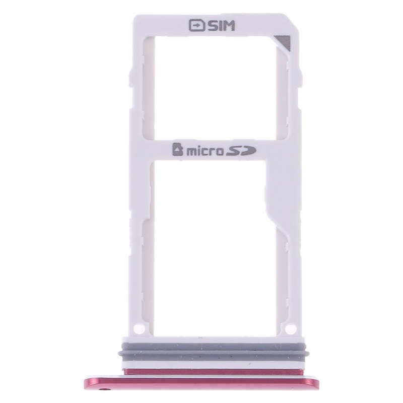 SIM Card Tray + SIM Card Tray / Micro SD Card Tray for LG V30 VS996 LS998U H933 LS998U (Red)