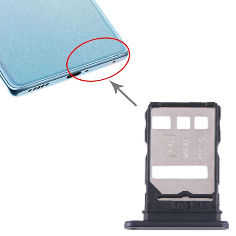 For Honor 70 Pro+ SIM + SIM Card Tray (Black)