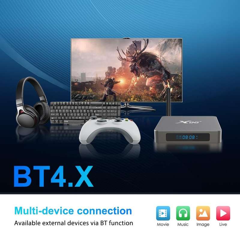 X96 X6 8K Smart TV BOX Android 11.0 Media Player, RK3566 Quad Core ARM Cortex A55, RAM: 8GB, ROM:...