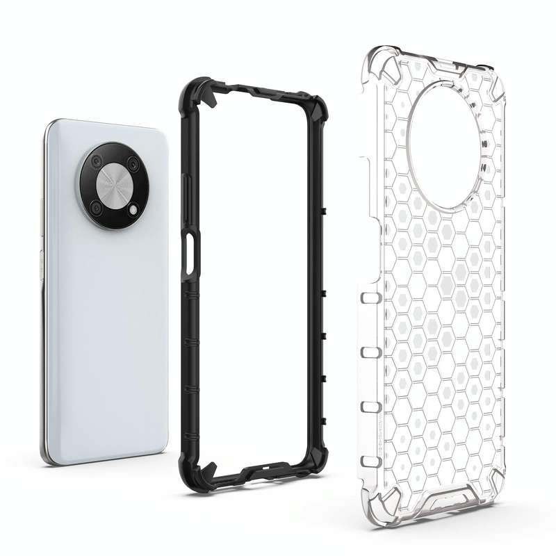 For Huawei nova Y90 4G Honeycomb Phone Case(Black)