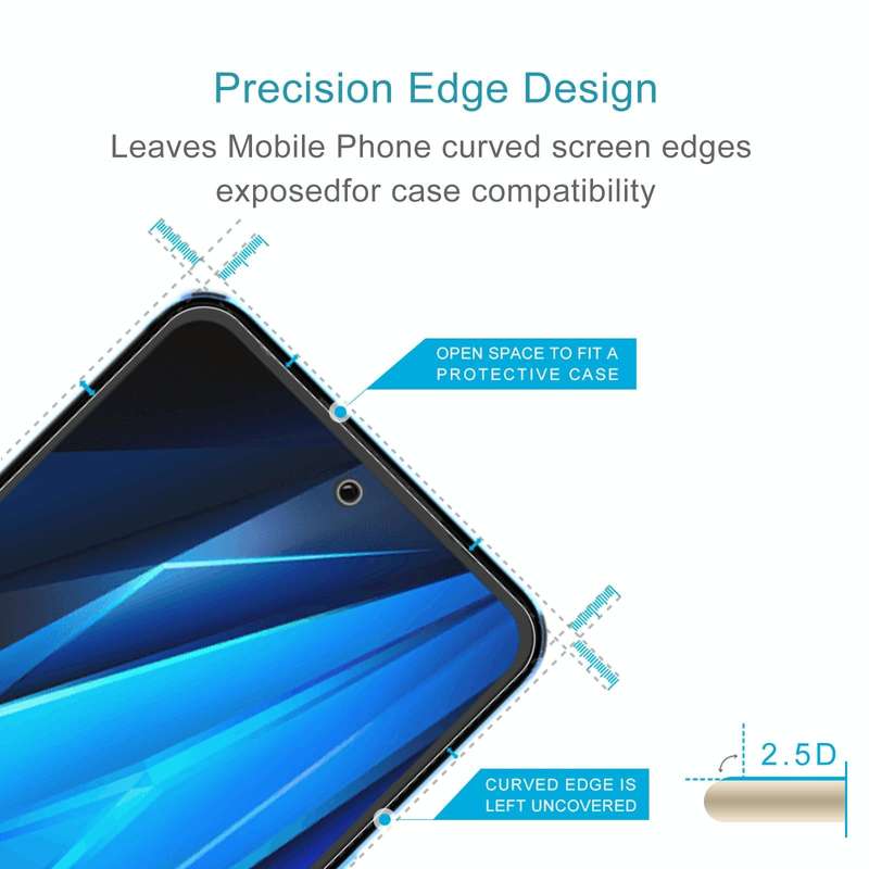 For TECNO Pova Neo 3 50pcs 0.26mm 9H 2.5D Tempered Glass Film