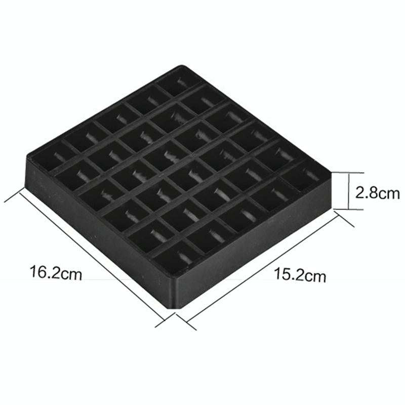 300 PCS Overlap Coins Game Coin Plastic Storage Box(Black)