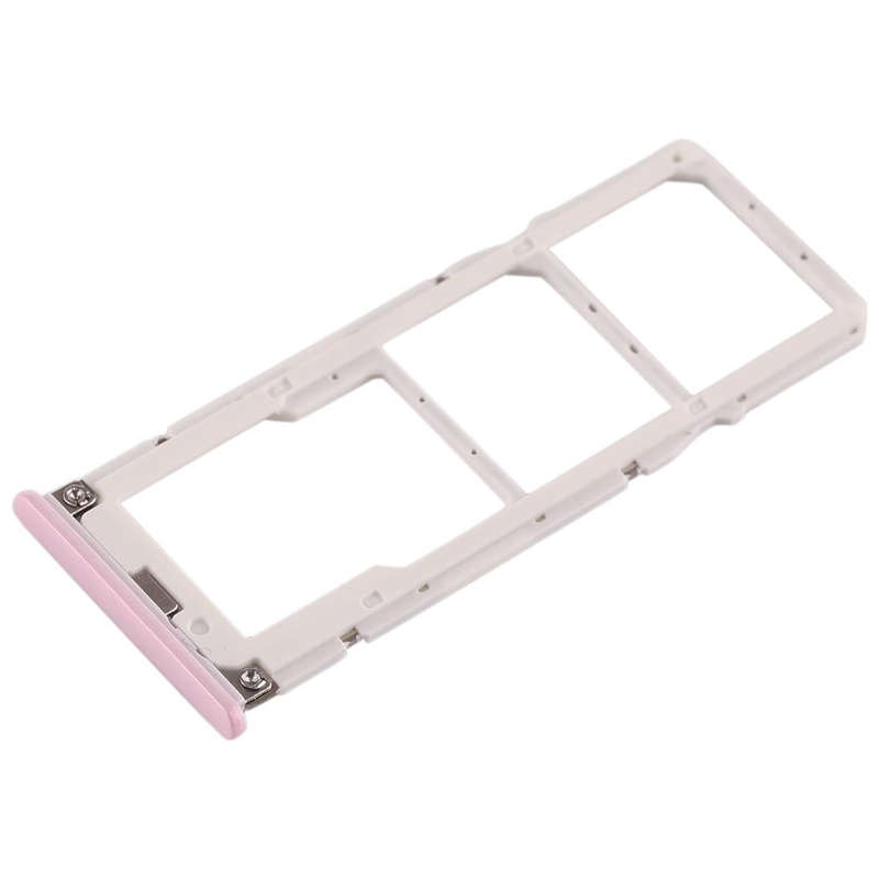 SIM Card Tray + SIM Card Tray + Micro SD Card Tray for Xiaomi Mi Play(Pink)