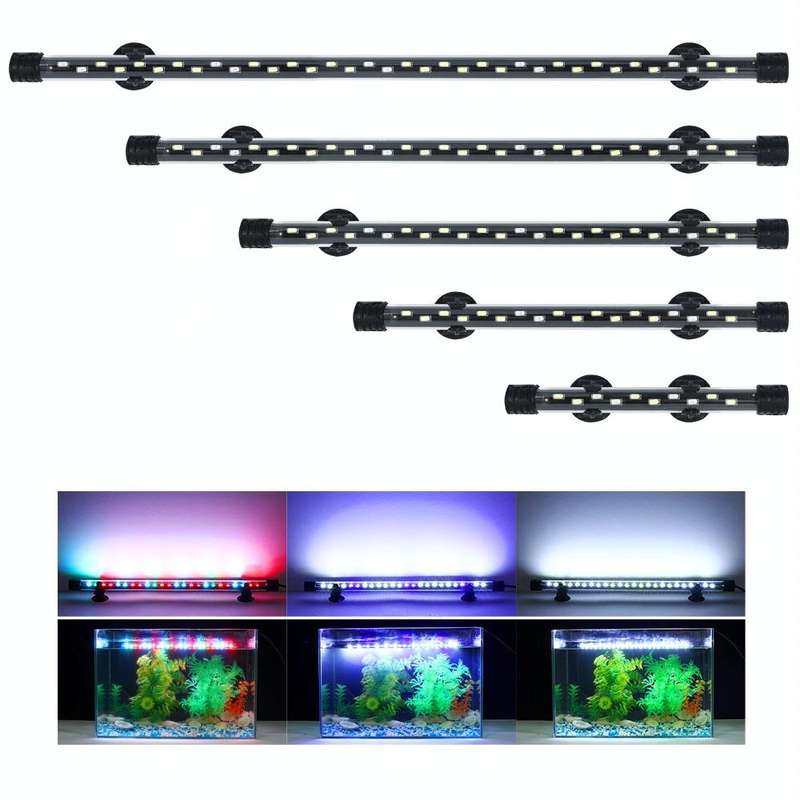Q20CF RGB Light 90-260V Aquarium Diving Light LED Fish Tank Light(EU Plug)