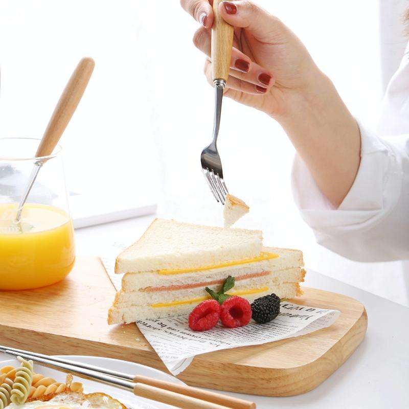 3 in 1 Spoon Chopsticks Fork Cutlery Set Three-piece Creative Work Students Portable Tableware(Tw...