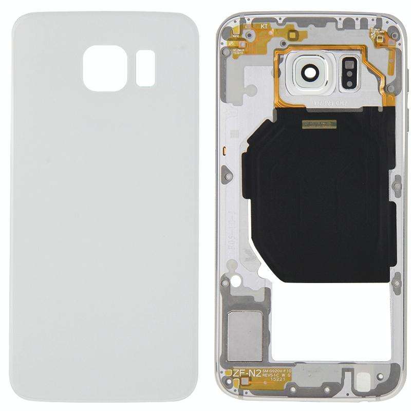 For Galaxy S6 / G920F Full Housing Cover (Back Plate Housing Camera Lens Panel + Battery Back Cov...