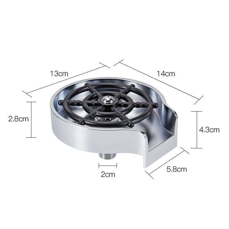 Automatic Faucet High Pressure Spray Washer, Style: Silver