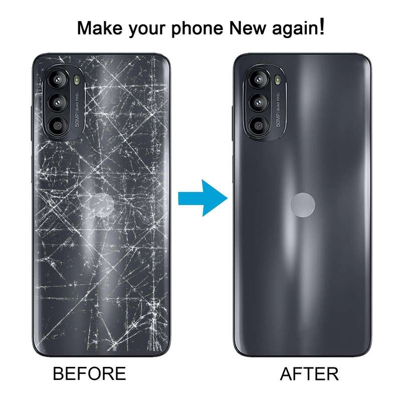 For Motorola Moto G52 Original Battery Back Cover(Grey)