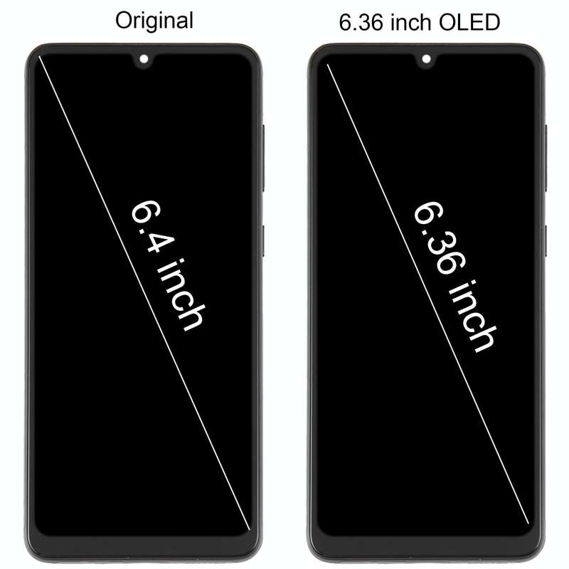 For Samsung Galaxy A33 5G SM-A336 6.36 inch OLED LCD Screen Digitizer Full Assembly with Frame(Bl...